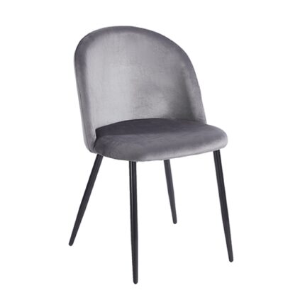 RIO GREY VELVET ΥΦΑΣΜΑ ΚΑΡΕΚΛΑ ΜΕΤΑΛΛΙΚΗ